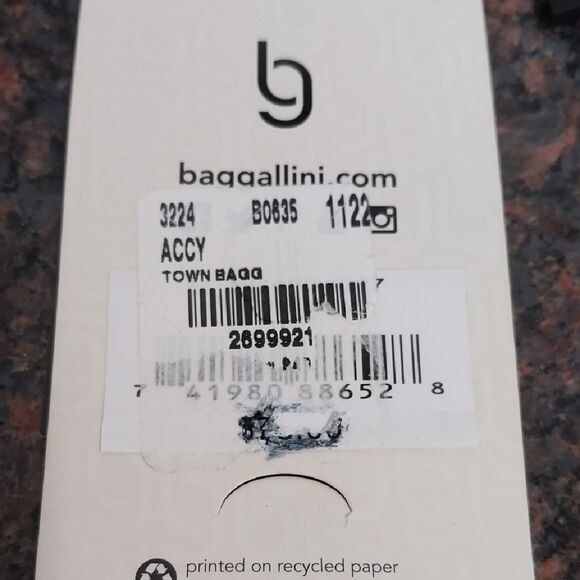 Unisex Baggallini Gray and Black Messenger Bag Urban Camouflage. - Picture 3 of 8